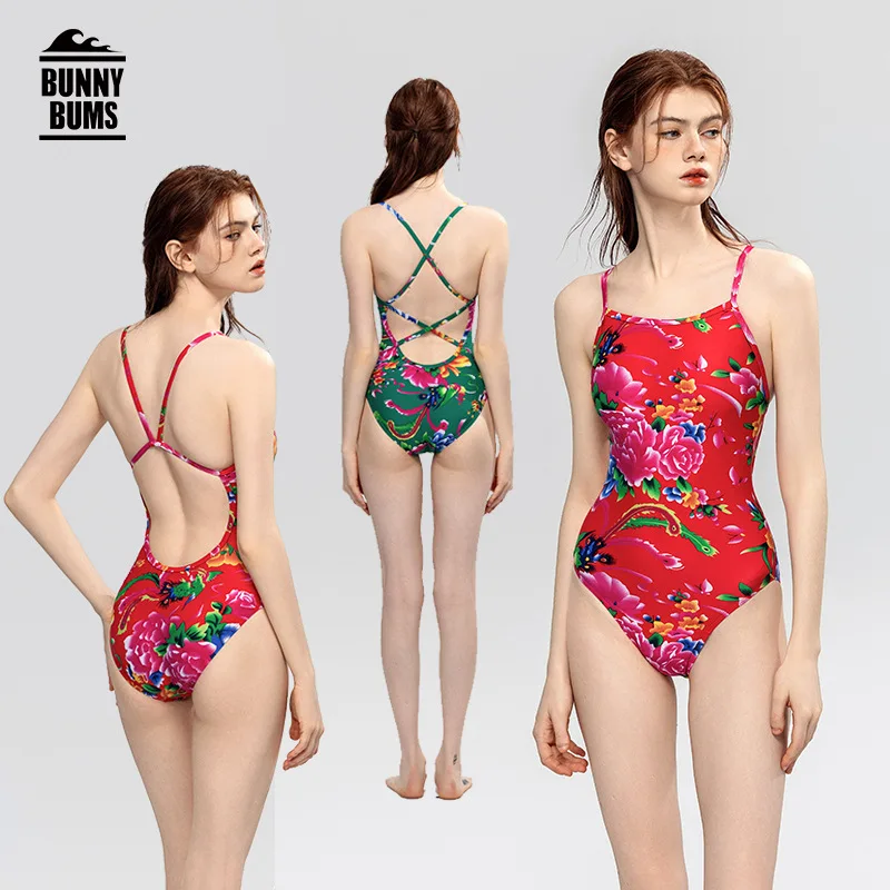 

Женский Профессиональный слитный купальник для гонок, новинка 2024, специальный купальник для бассейна, тонкий купальник с горячими пружинами