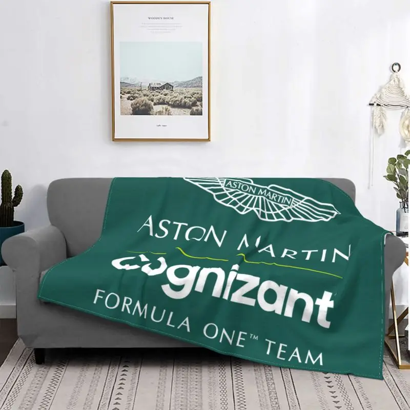 

60x80 Inch AST0N MARTINS Home Textile Luxury Adult Gift Warm Lightweight Blanket Printed Soft Thermal Blanket Boy Girl Blanket