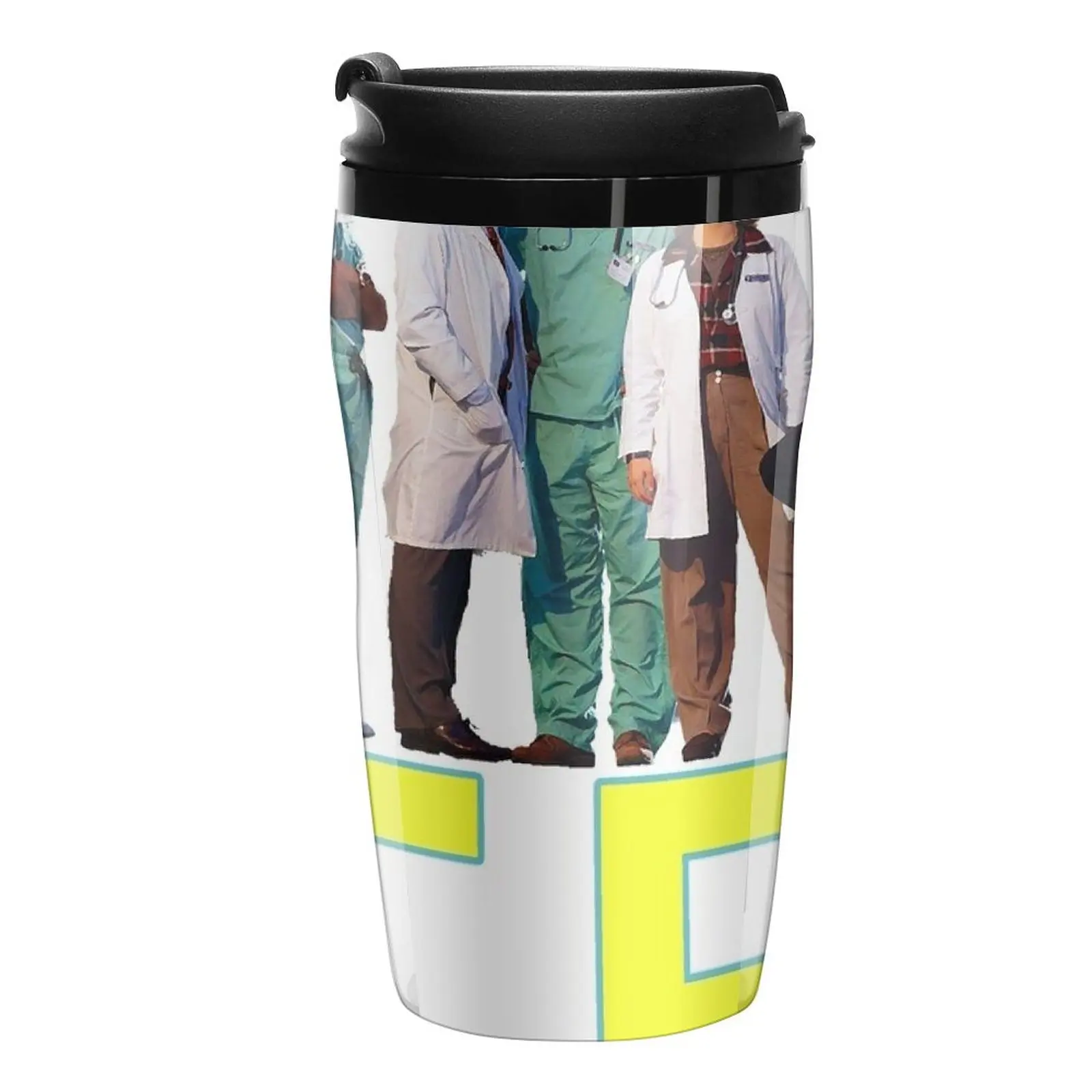 

New E.R. 90s CAST YOUNG GEORGE CLOONEY TRIBUTE Travel Coffee Mug Elegant Coffee Cups Luxury Coffee Cup