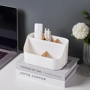 Scatola portaoggetti da tavolo multi-griglia in plastica, scatola portaoggetti per cosmetici, organizer per ufficio, scatola portaoggetti divisoria per ufficio e soggiorno