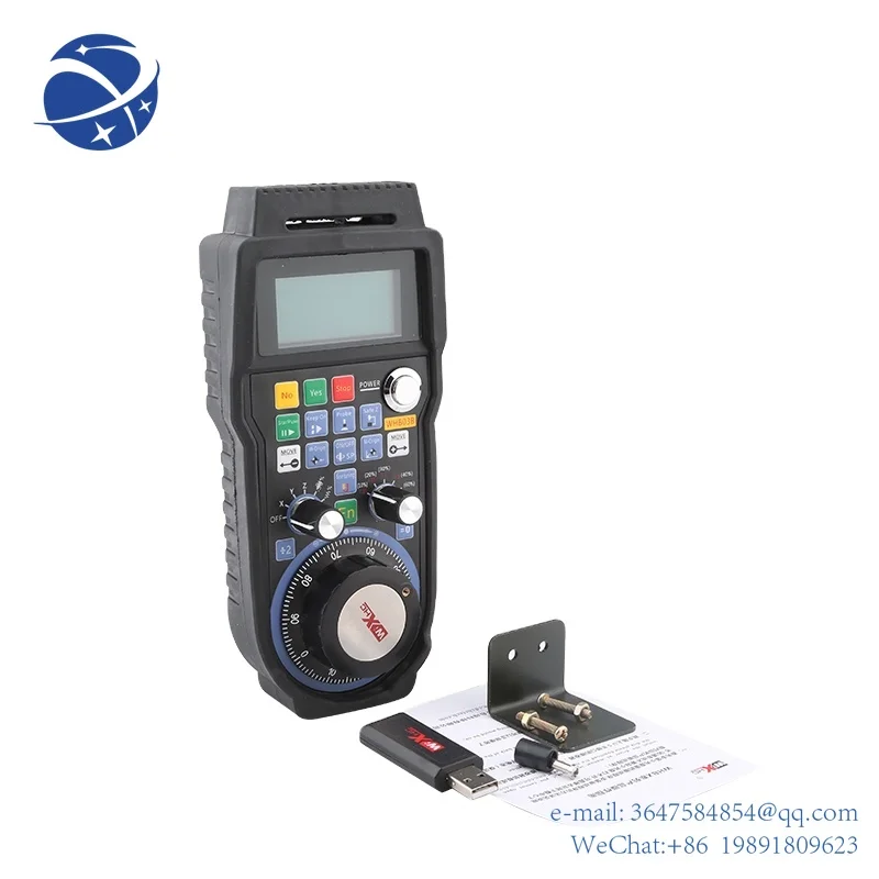 

YunYiXHC WHB03B Ncstudio 3-Axis Wireless Handwheel MPG Pendant Remote Control Handle CNC Milling Machine Pulse Generation
