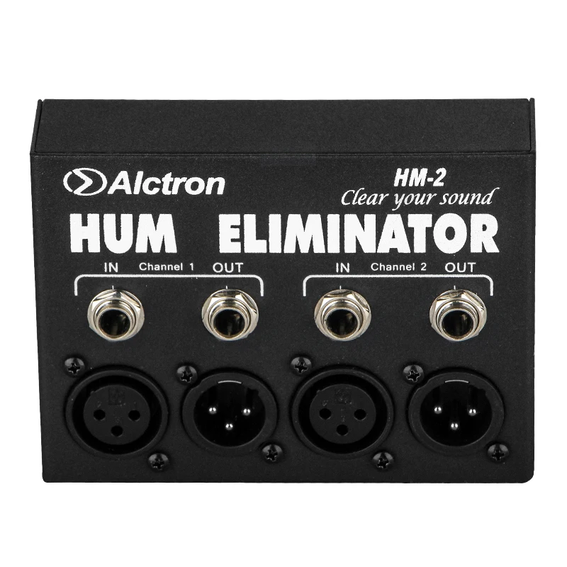 Alctron HM-2 hum eliminator to reduce the noise for professional recording studio,living stage,concert such occasions