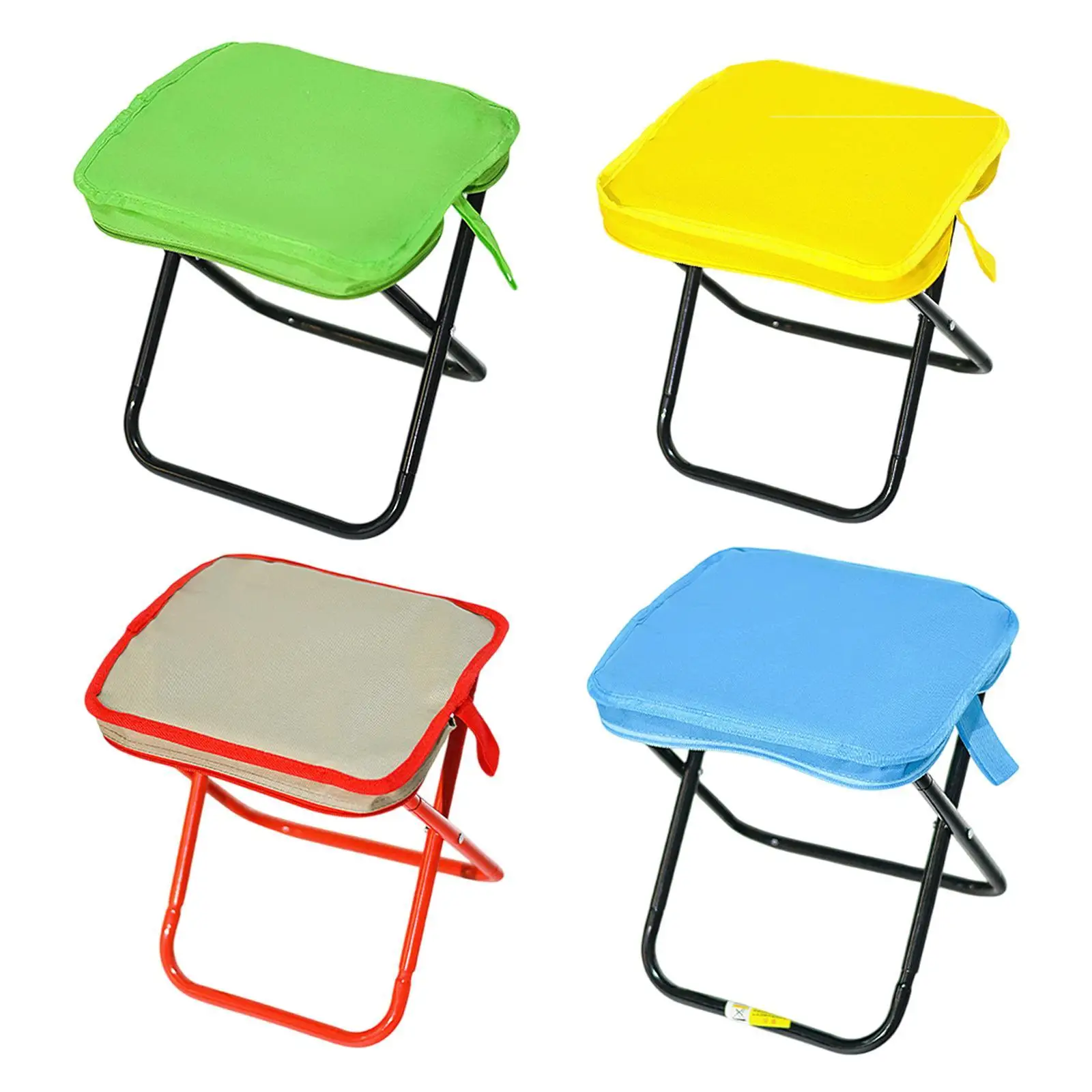 Camping stools folding chair compact zip handbag rattling stool outdoor