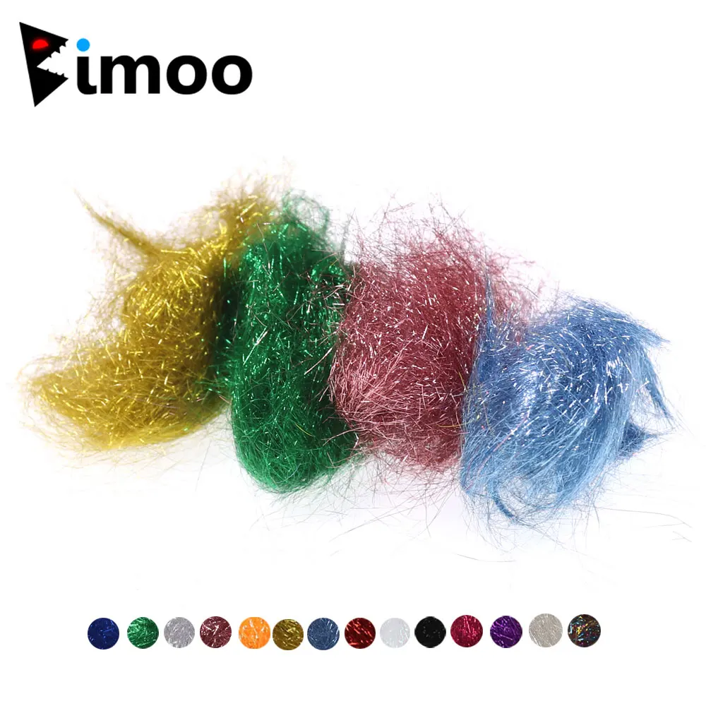 

Bimoo Fly Tying Ultra Fine Ice Dub Fiber / Scud Dub for Nymph Shrimp Fly Tying Material For Tying Trout Fishing Lures Baits