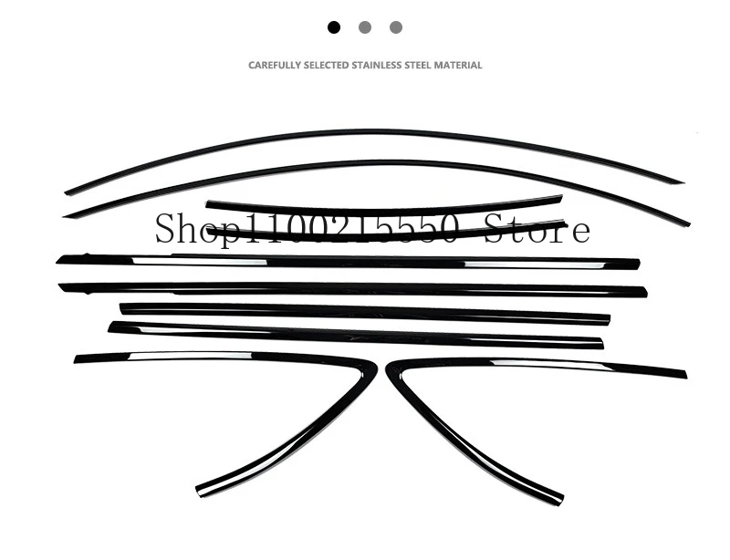 기아 쏘렌토 2014-2025 윈도우 트림 도어 트림 외부 개조 액세서리