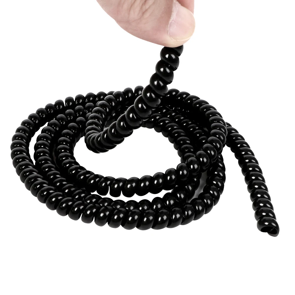 1M E-Bike Cable Pipe Protection Spiral Wrap Winding Cable Wire Protector Cover Tube for Scooter Motorcycle 6Pcs wire pipe