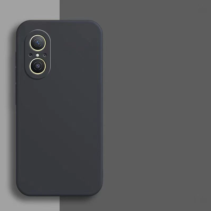 Square Shockproof Soft Silicone Phone Case - Liquid Silicone Cover