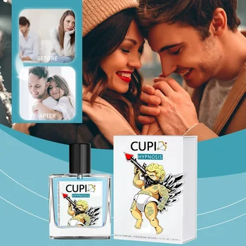Profumo per ipnosi Cupido da 50 ml Profumo per fragranza ai feromoni a lunga durata Colonia per uomini e donne Fragranza di colonia leggera 1