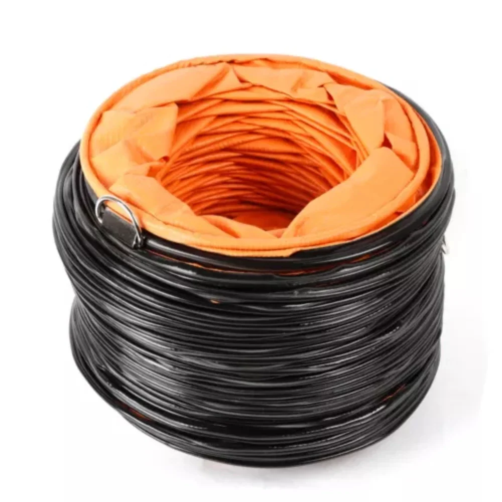 30 cm/12 Zoll Lüftungsschlauch, PVC, Luftschlauch, Heißluftschlauch, erweiterbarer Schlauch, 5 m, Spiralschlauch, Lüftungsschlauch für Heizlüfter – Detail 2