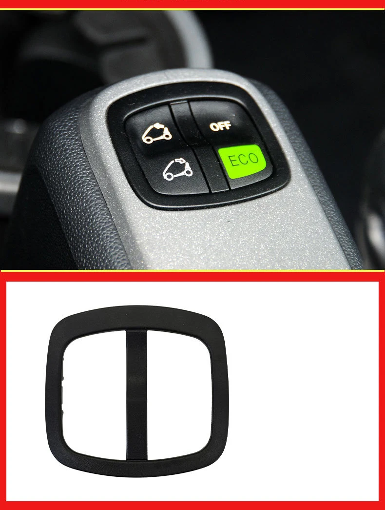 Auto Halterung Schalter Rahmen ECO Schalter Rahmen Cabrio Schalter Münze Abdeckung Für Smart 451 Für Smart Fortwo 4518203910 2007-2014 – Detail 1