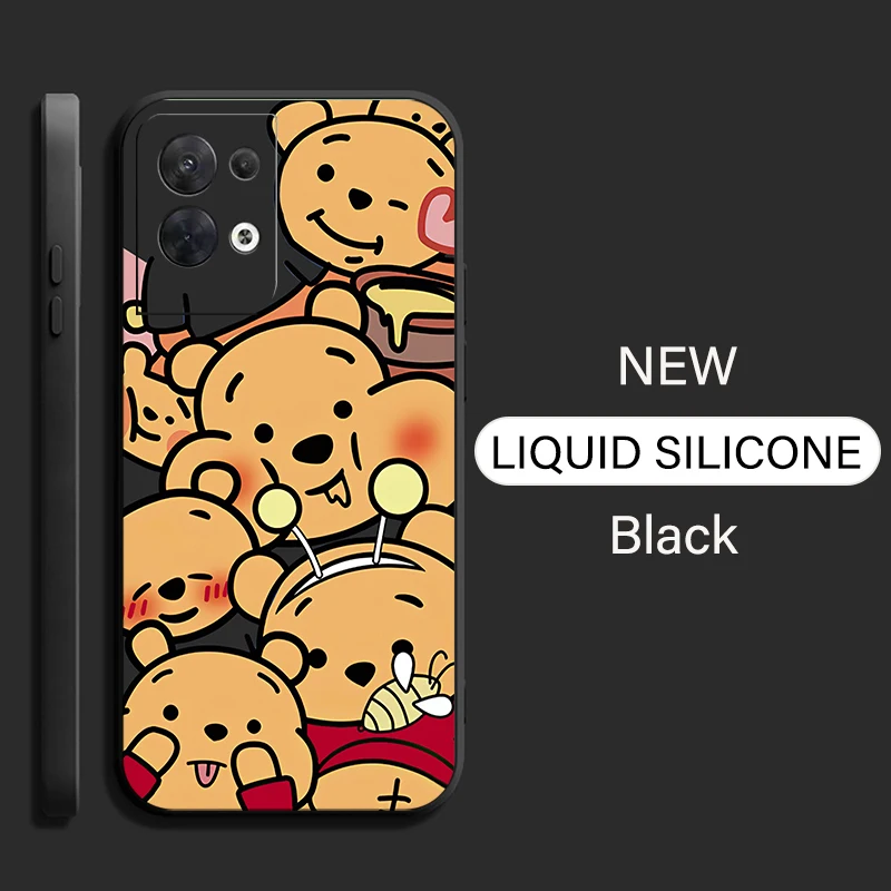 Pooh Bear Winnie Ϳ ޴ ̽, OPPO Find X6 X5 X3 Pro Lite Neo OPPO Reno 9 8 7 Pro Lite 8T 8Z 7Z 5G, Carcasa  