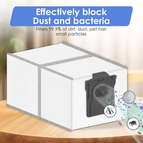 For Dreame L40s Ultra / L40s Pro Ultra Vacuum Cleaner Replacement Accessories Main Side Brush HEPA Filter Mop Cloths Dust Bag - Image 5