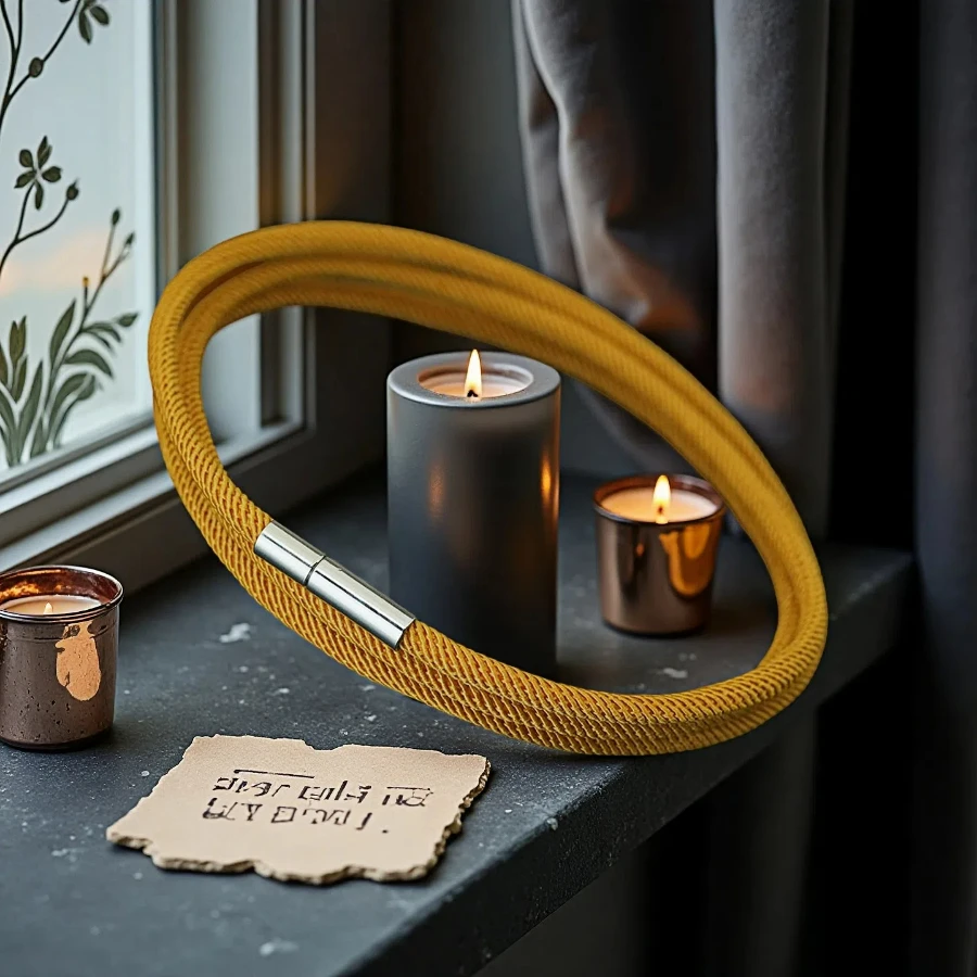 Men Milan Cord Chain Leather Bracelet Accessory