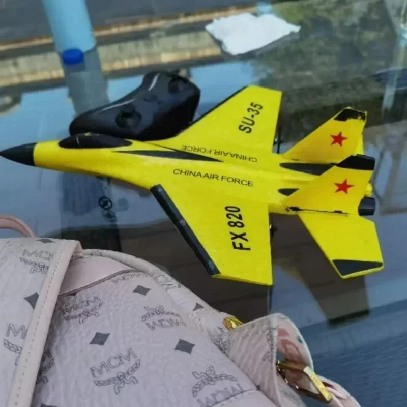 크로스 보더 리모컨 글라이더 폼 고정익 Su Su35 전투기, 전기 항공기 모델 장난감, 항공기 조립 무료