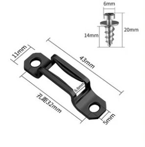 

100pc Invisible cabinet connectors metal Cupboard hinge assembly furniture connecting bracket recessed screw fastene