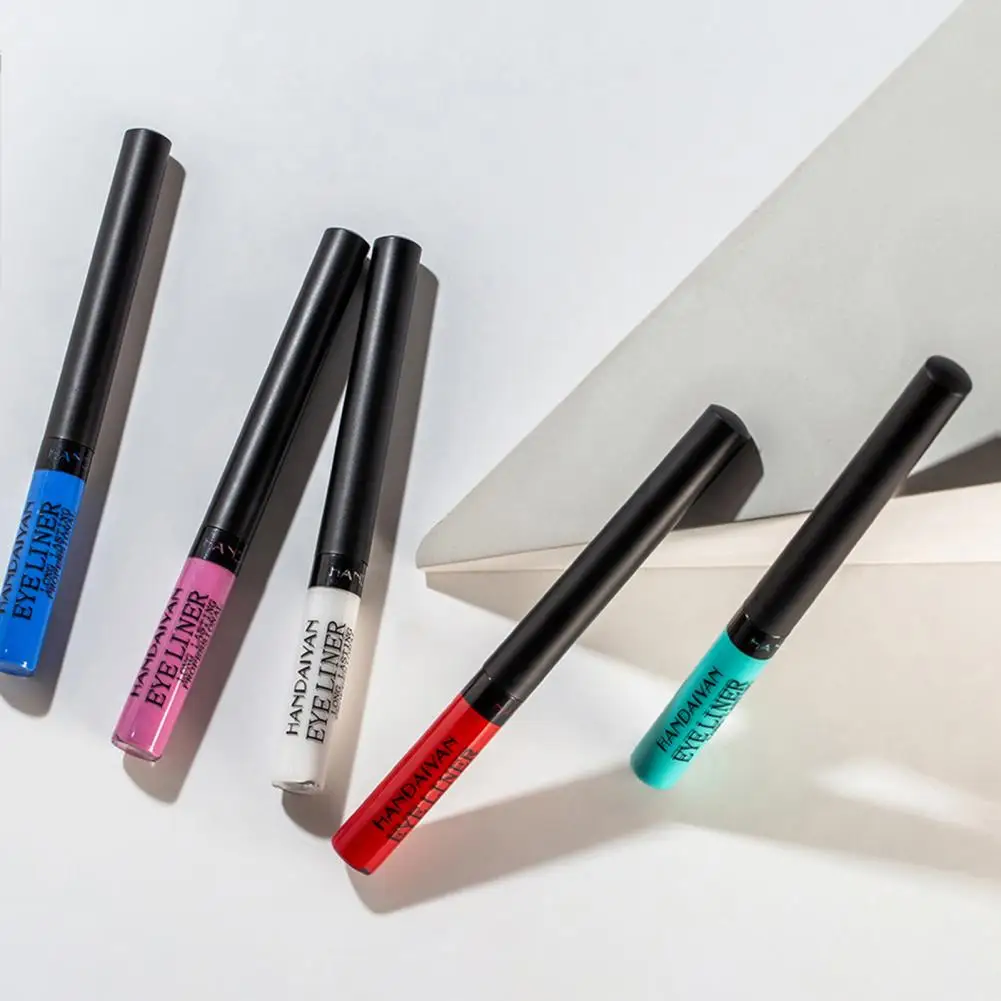 

2g Eyeliner Delicate Water Proof Eyeliner Pen Matte Colored Not Blooming Liquid Eyeliner for Dating