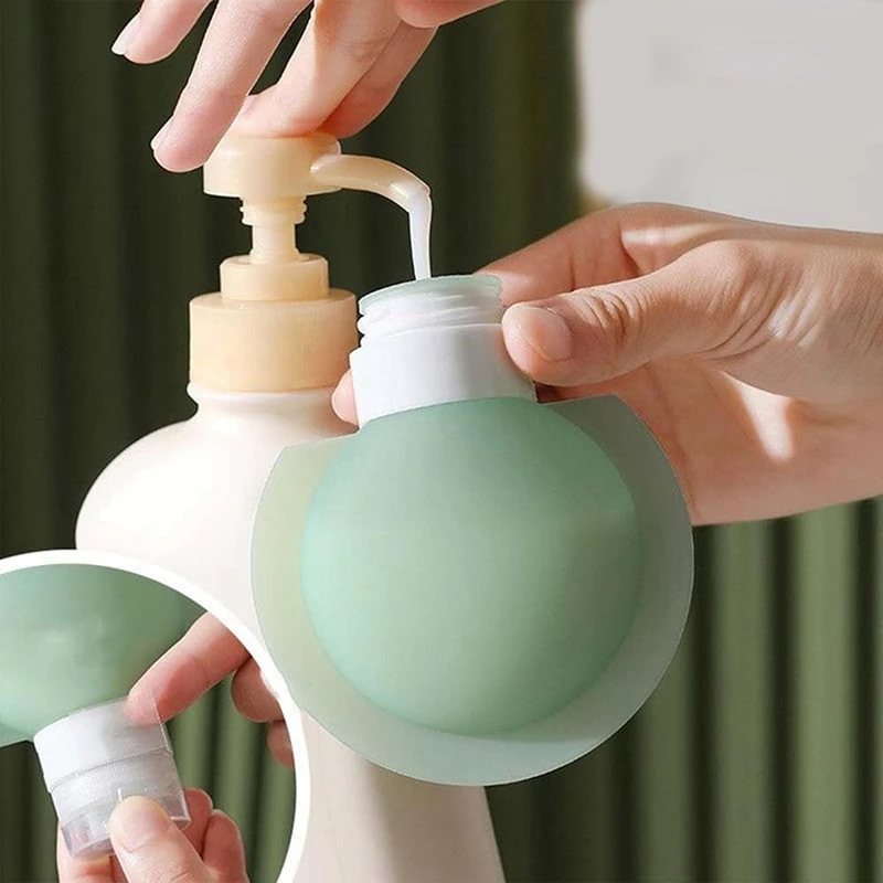 Portable Large Diameter Silicone Travel Bottle,Silicone Travel Bottles, Silicone Portable Bottles Durable Easy To Use