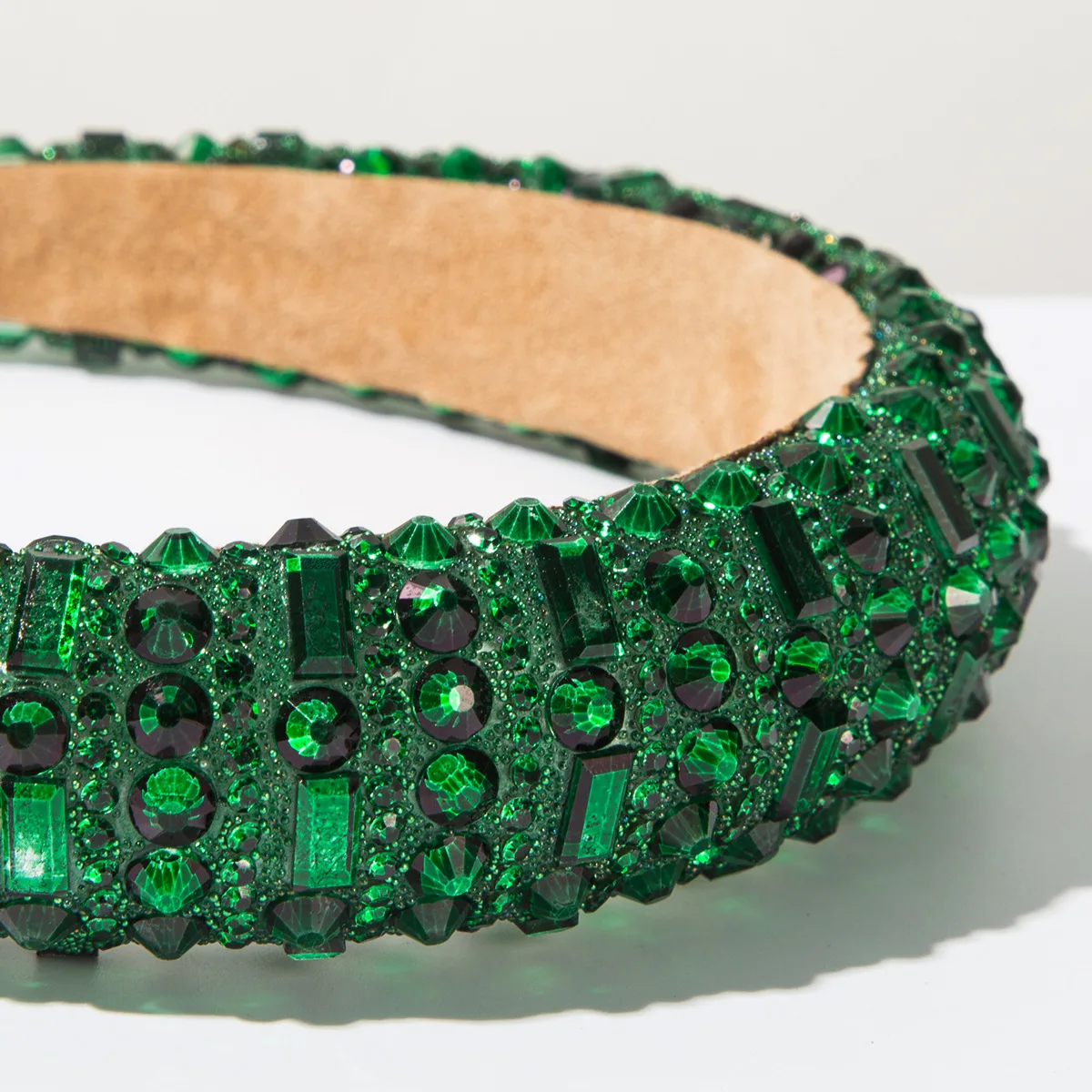 Damen Koreanischer Stil Samt-Blumen-Haarband Voll Glänzendes Strass-Breitband Elegantes Bankett-Mode-Haaraccessoire – Detail 20