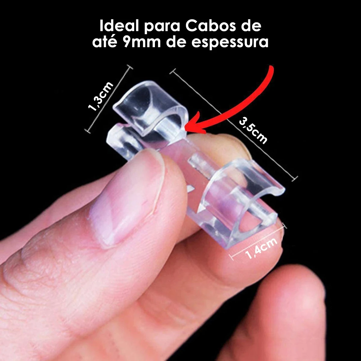 UNTIOR 20/40Pcs Cable Clips Organizer Drop Wire Holder Cord Management Self-Adhesive Cable Manager Fixed Clamp Wire Winder