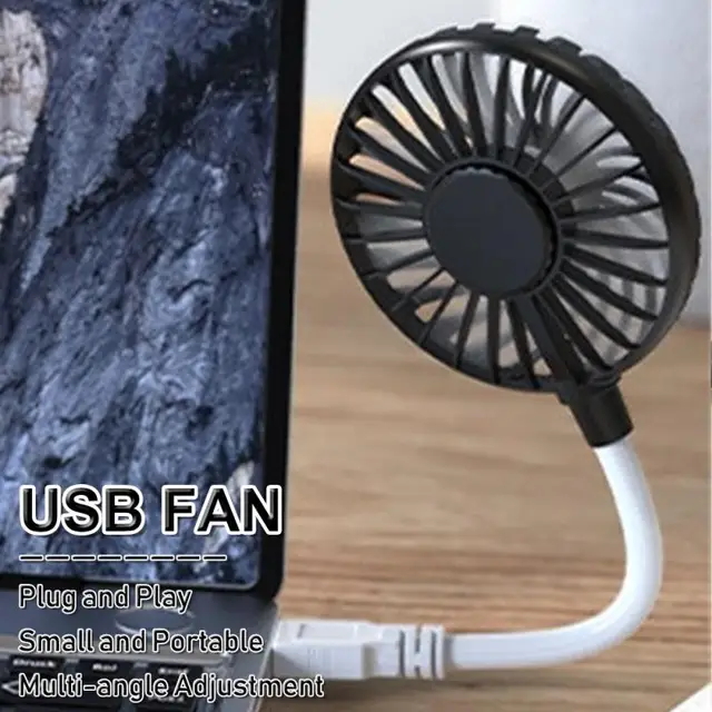 Mini Usb Ventilátor Rugalmas Hűtőventilátor Laptop Pc Hordozható Hűvösebb Asztali Jegyzetfüzet Számítógép Számítógéphez