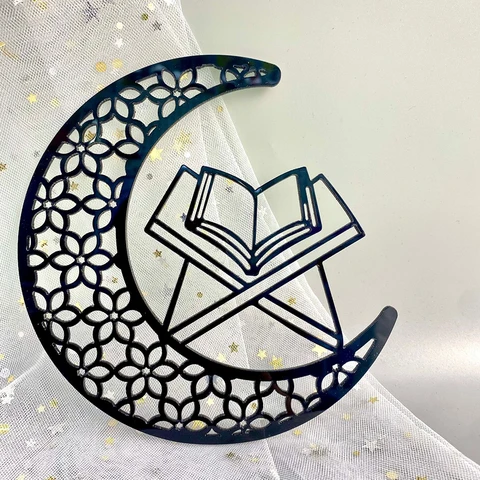 EID Acrylic Wall Sticker 2022 Ramadan Decor for Home Islamic Ramadan Kareem Muslim Party Decor Eid Mubarak Gifts Eid Al Adh