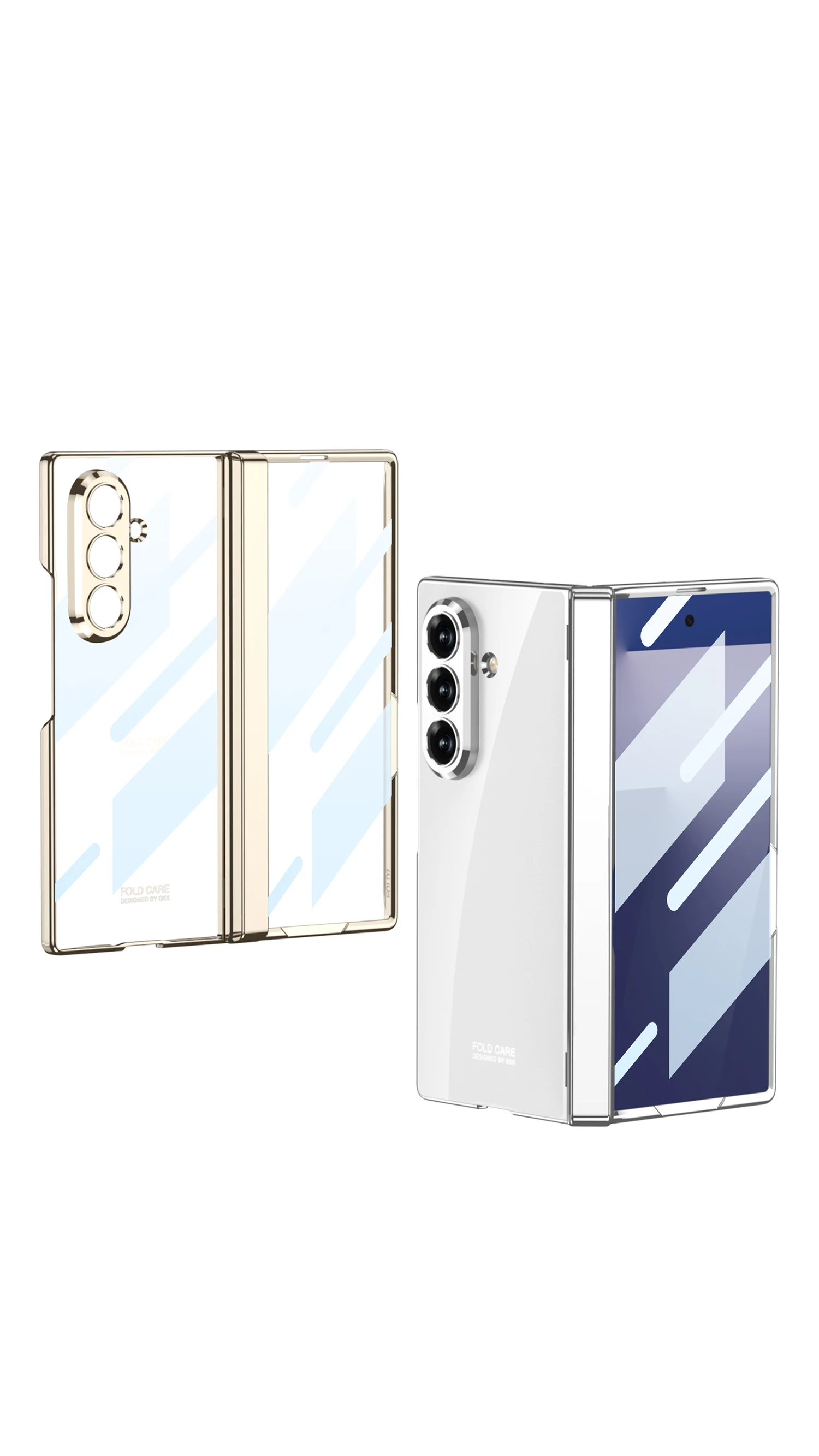 Magnetic Hinge All-included Case for Samsung Galaxy Z Fold 7 Outer Screen Glass