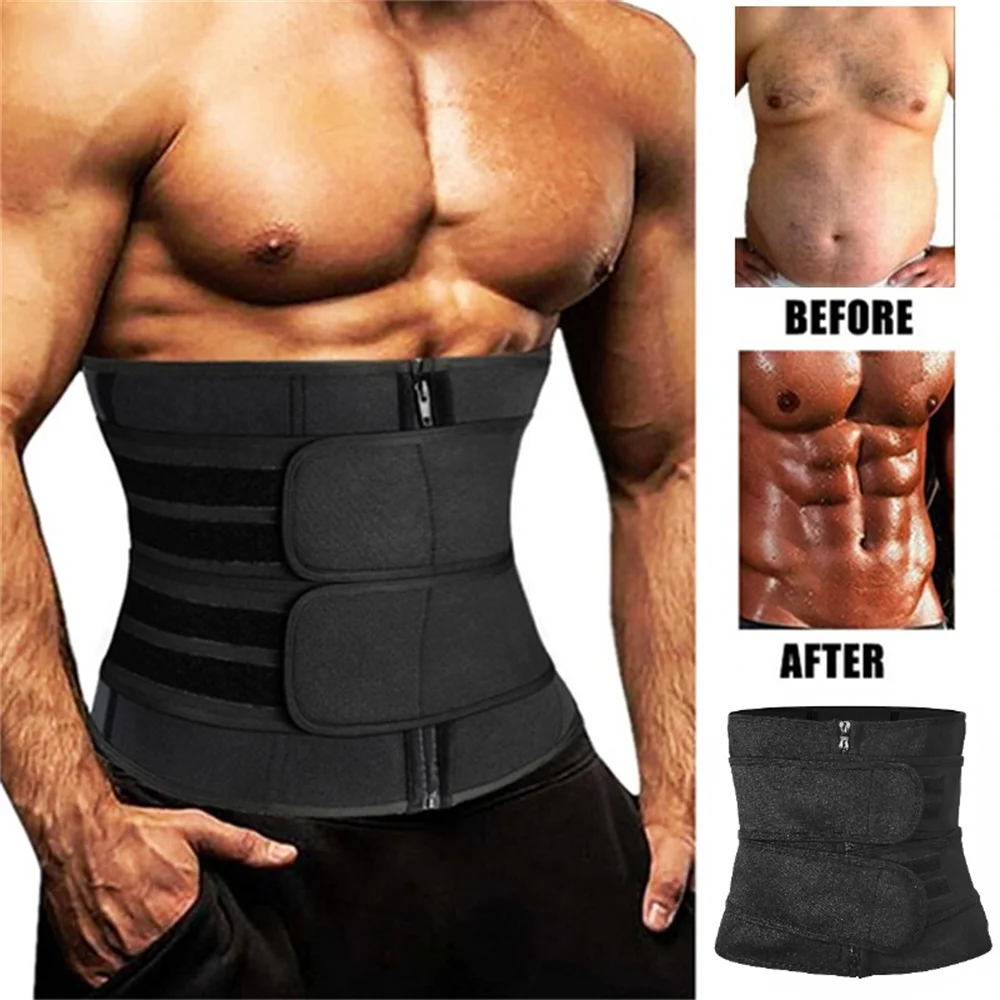 1PC Fitness Waist Corsets Trainer Trimmer Belt Slimming Body Shaper For Weight Loss Sauna Sweat Girdle Workout Fat Burner
