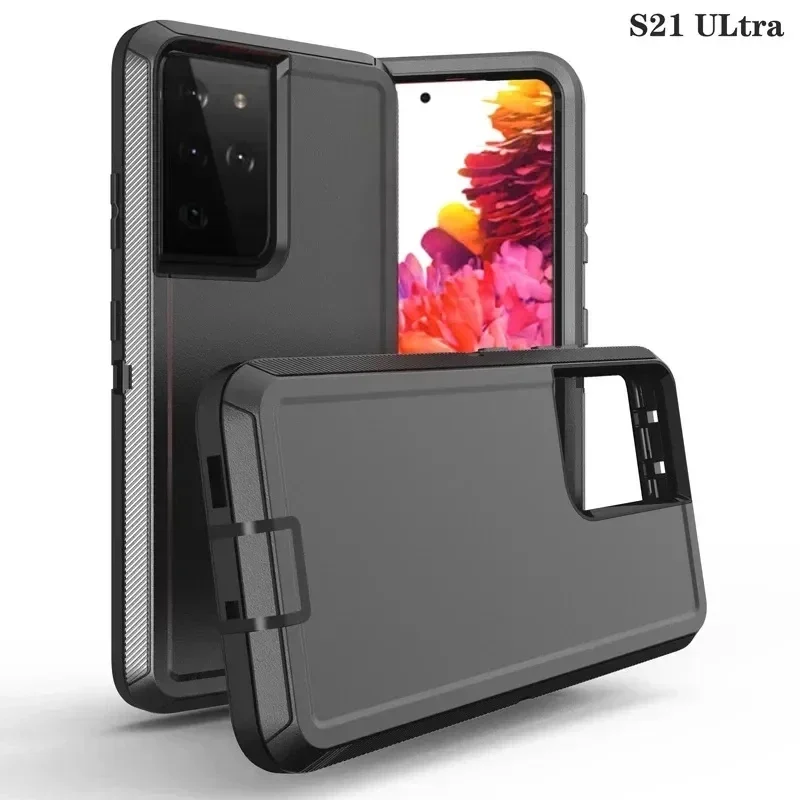 Coque Armor Otter X Box pour Samsung Galaxy A55 S23 S22 S21 S20 S24 Ultra S10 S8 S9 Note 20 10 Coque Armor antichoc robuste_voghion.com