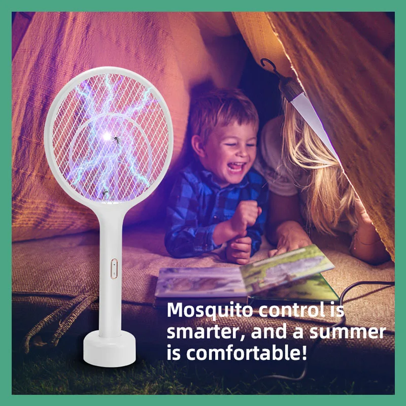 2 In 1 Fly Zapper Mosquito Racket