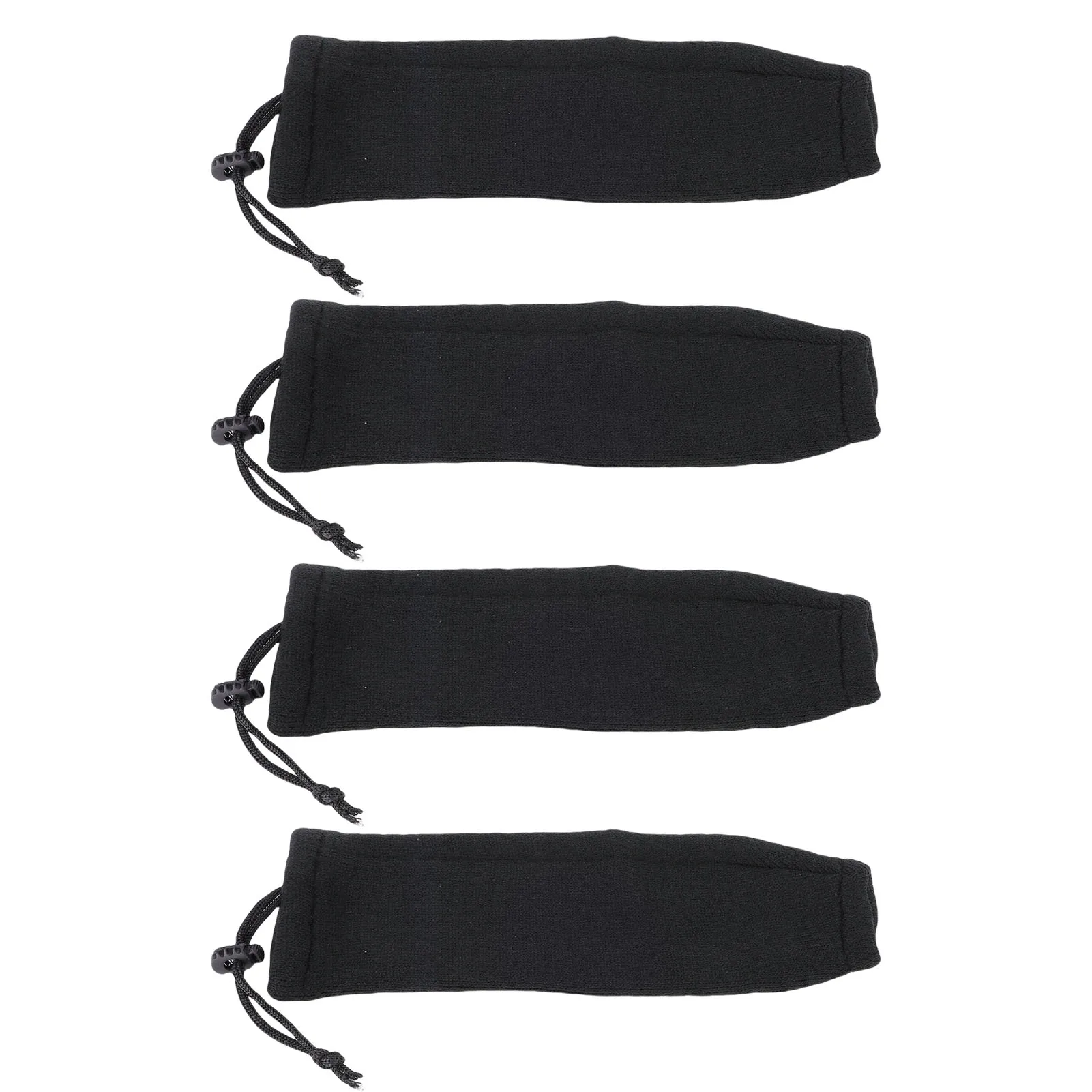 4PCS Boat Bumper Covers Abrasion Proof Marine Dock Bumper Protective Sleeves for Twin Eye Center Rope Tube Style Bumper Black 13