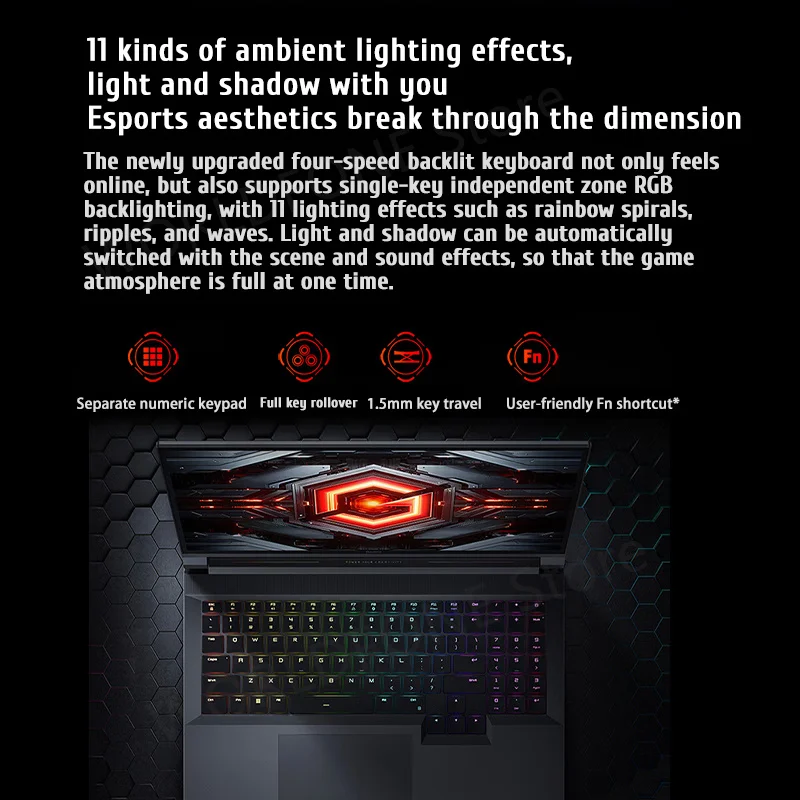 Xiaomi Redmi G Pro 2024 E-Sport Gaming Laptop Intel i9-14900H RTX4060 GPU 16G/32G 1TB SSD 16” LCD 240Hz 2.5K Game Mi Notebook 6