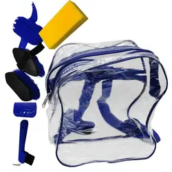 Horse Brushes For Grooming 6pcs Horse Grooming Set Horse Grooming Set Includes Tote Bag Massage Brush Soft Brush Bath Sponge