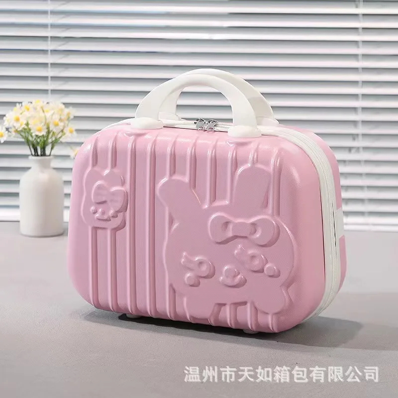 Cute Bear Traveling Makeup Box 14 Inch Handheld Luggage Cartoon Storage Bag Password Box Gift For Bridesmaids 2