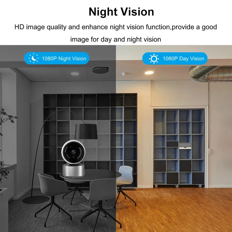 1-5PCS 5MP IP WiFi Camera Baby Monitor Indoor Surveillance Camera Wireless IP Cameras Auto Tracking Cam Two Way Audio Video Cam