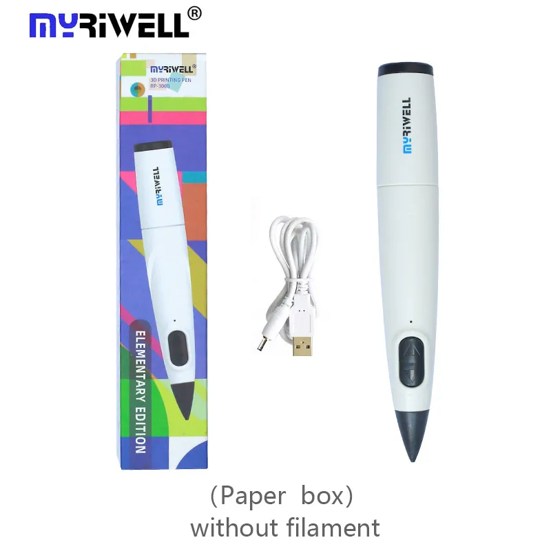 myriwell Low Temperature 3D Pen 3D Printing Pen With 50 Meter Pcl Filament
