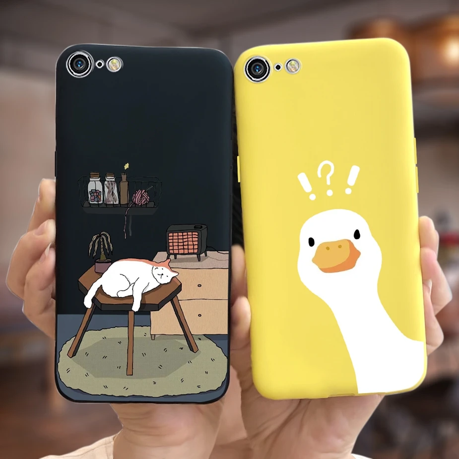 Cute Astronauts Soft Silicone Matte Phone Case