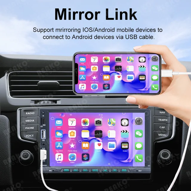 X-REAKO 1 Din Car Radio 7 4