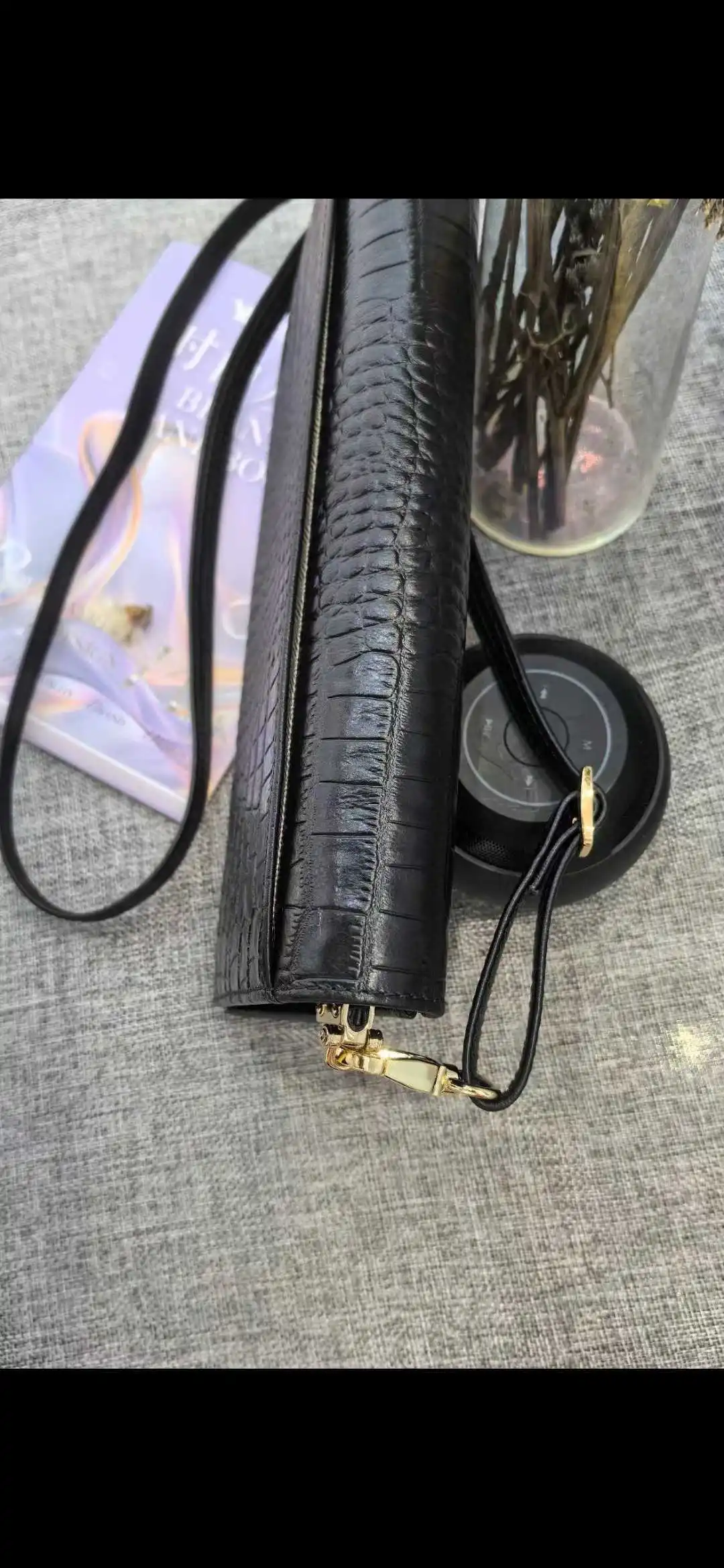 Alligatormuster Echtledertasche für Damen Echtes Rindsleder Clutch Handtasche Mode Damen Schulter- oder Umhängetaschen – Detail 8