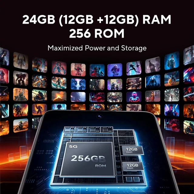 CUBOT MAX 5 5G Android Smartphone, Dimensity 8200, 6.95" Display 2
