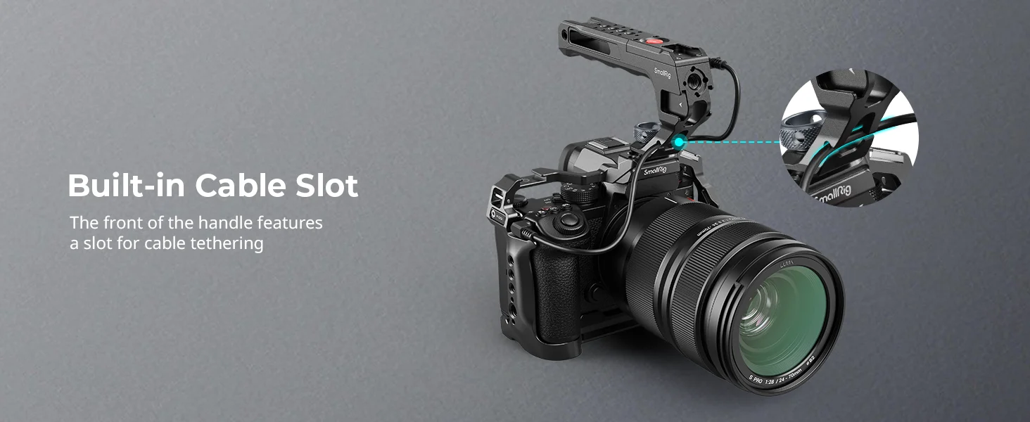 Top Handle with Rec Trigger for Sony A7R V/A7R IV/A7R III/A7IV/A7 III/A7S III/FX