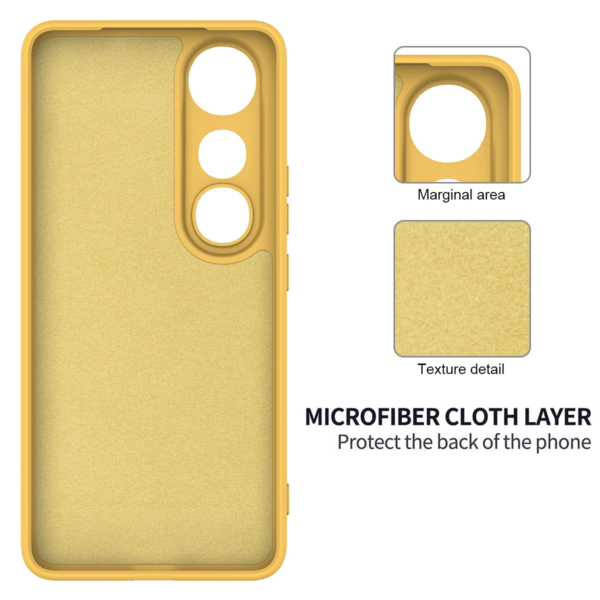Custodia in silicone per VIVO V50 Lite 4G/5G Luxury Skin-feel Cordino Ultra-sottile Custodia morbida anticaduta per VIVO 50 Lite Paraurti - immagine 6