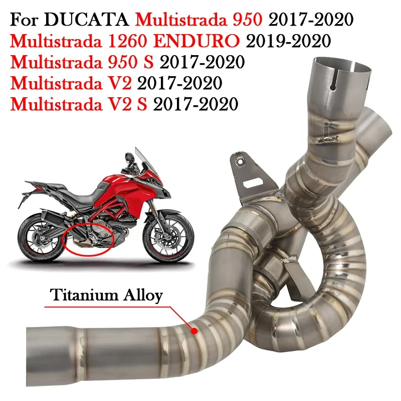 

Выхлопная труба для мотоцикла DUCATA Multistrada 950 V2 S 1260 ENDURO 2017 - 2020 из титанового сплава