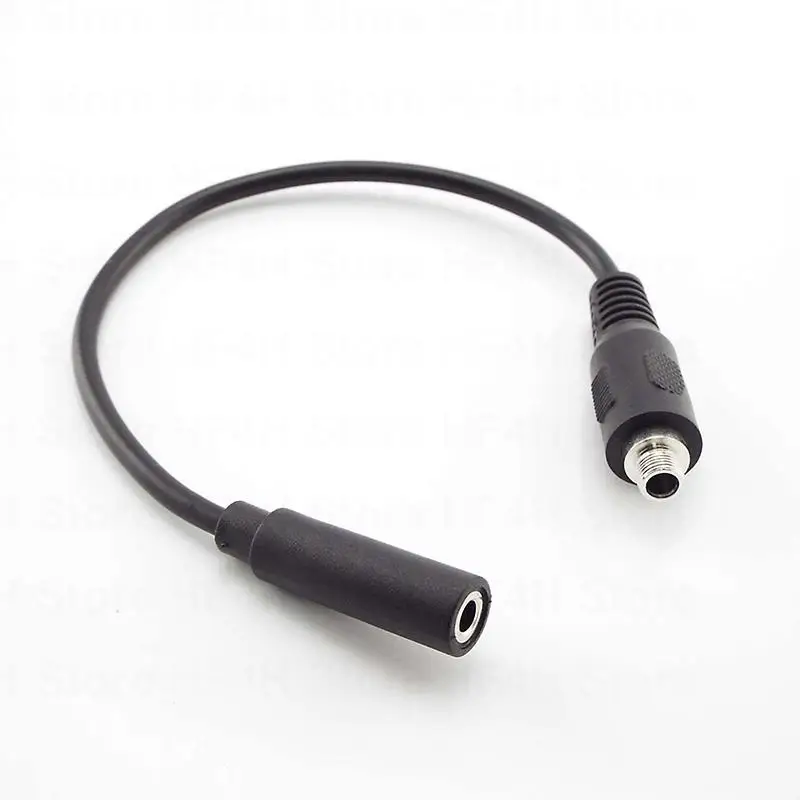 

3.5mm Stereo female to Screw Female Headphone Extension Cable Aux Cable Audio Cable Power Line With a Screw Nut B4