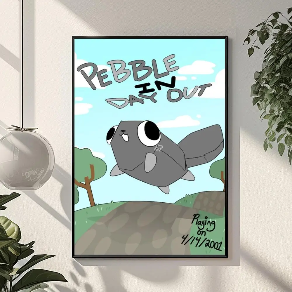Dynamic Dandy's World Poster - Self-Adhesive Wall Art for Home and Office Decor