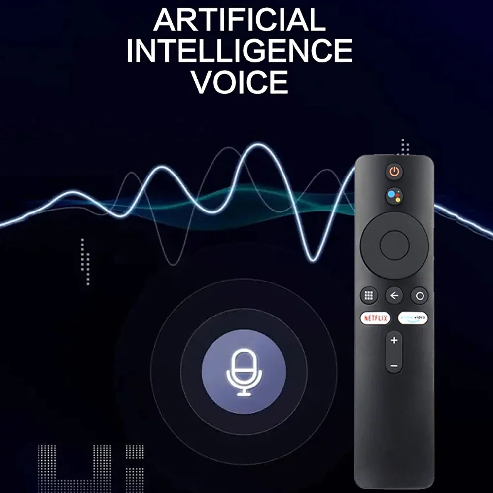Bluetooth 5.0 Voice Search Remote Control with Android TV/Google Assistant Integration