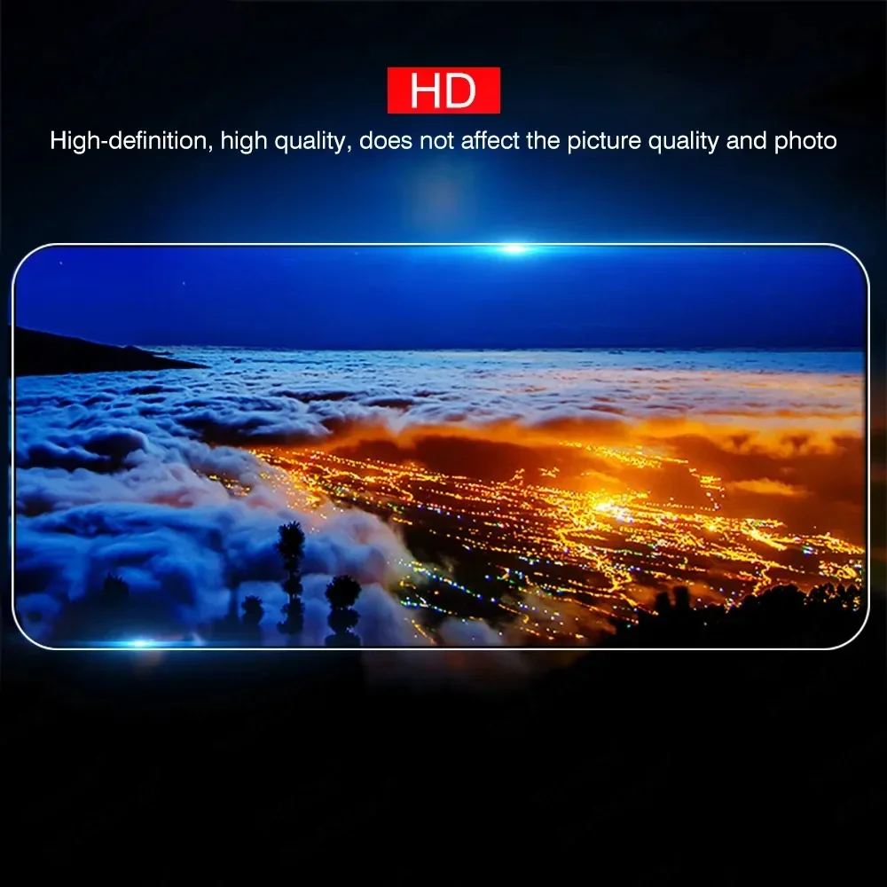 Premium Tempered Glass Screen and Camera Lens Protector Film