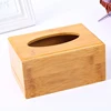 Bamboo Tissue Box Holder Storage Paper Box Tissue Box Cover Car Wood Napkins Holder Case Organizer Home Decoration 3