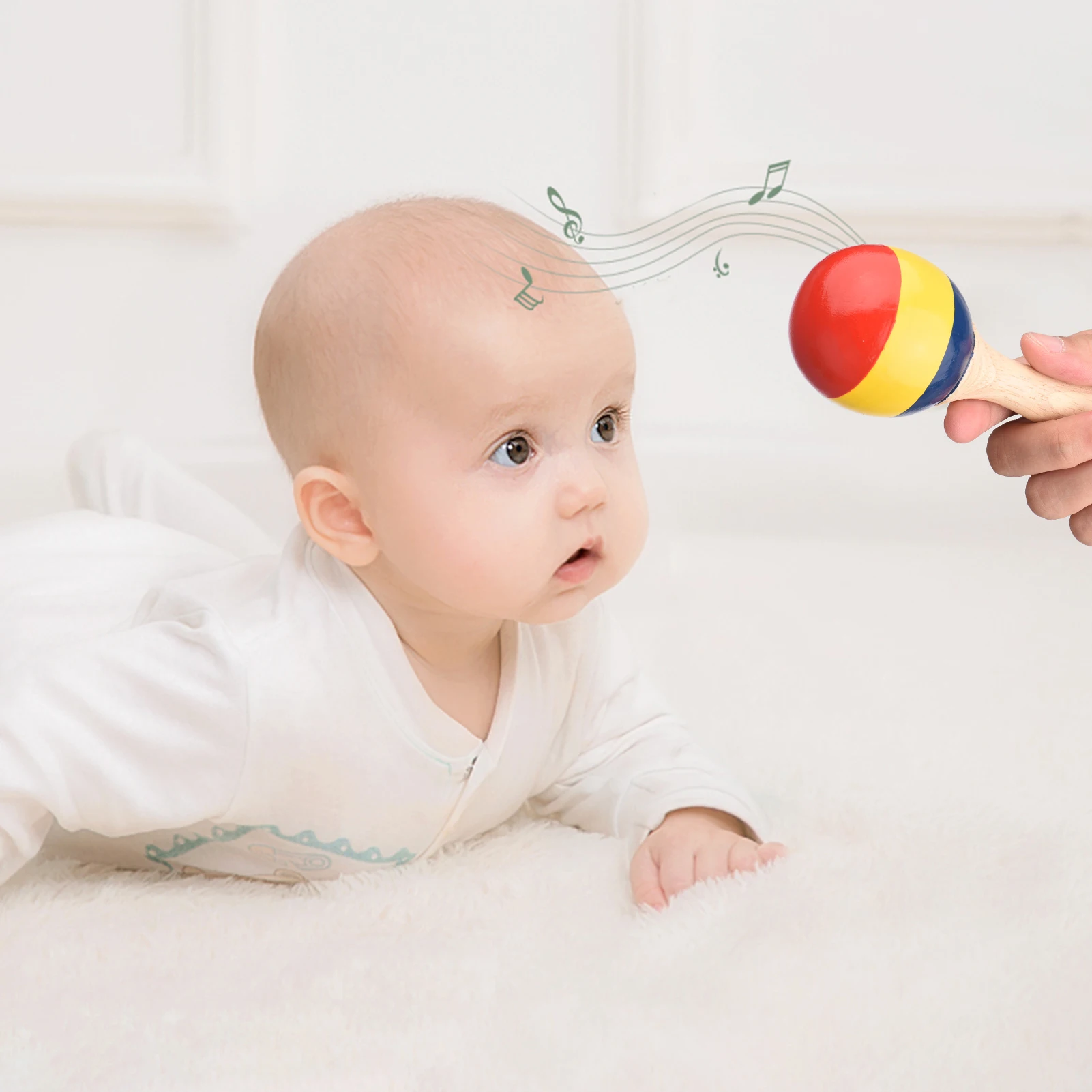 13 PCS Kids Musical Instruments Toys with Carry Bag Colorful Wooden Percussion Instruments Early Education Gifts for Children