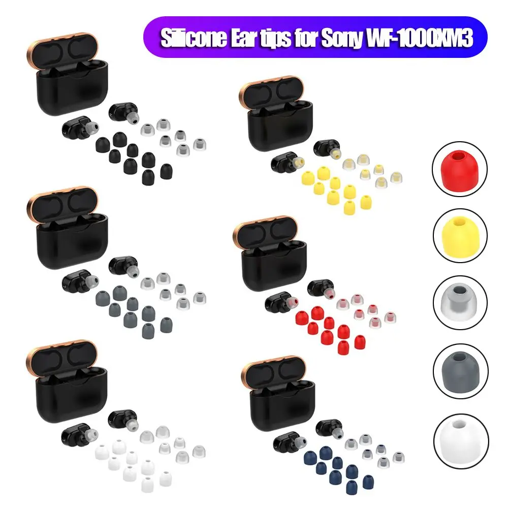 7 Paia Di Cuscini In-Ear Cover Per Auricolari Sostituzione T200 Auricolari Per Auricolari In Silicone Sony Wf-1000Xm3