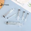 10pcs Luer Lock Syringes 1/2/3/5/10/20/30/5/100ml Plastic Syringe Nutrient Syringe Tools Sampler Measure Tool Parts 4